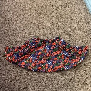 Florida Gators Colorful Florida Print Kids Skort 3/4